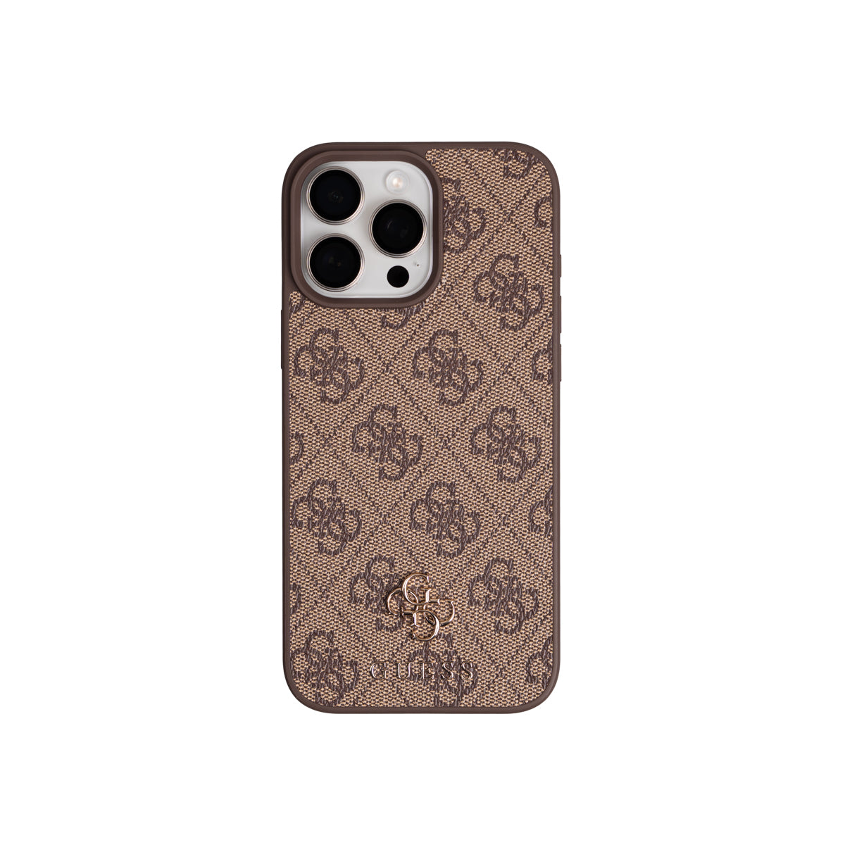 iPhone 16 Pro Max Kılıf Guess Orijinal Lisanslı M-safe Şarj Özellikli Askılı ve 4G Logo Kartlıklı Kılıf