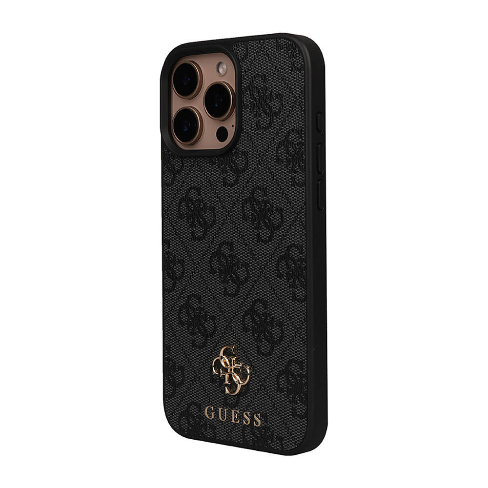 iPhone 16 Pro Max Kılıf Guess Orijinal Lisanslı M-safe Şarj Özellikli Small 4G Classic Kılıf