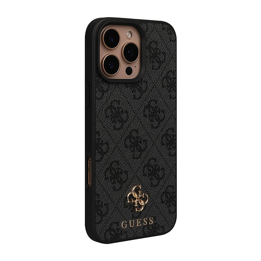 iPhone 16 Pro Max Kılıf Guess Orijinal Lisanslı M-safe Şarj Özellikli Small 4G Classic Kılıf