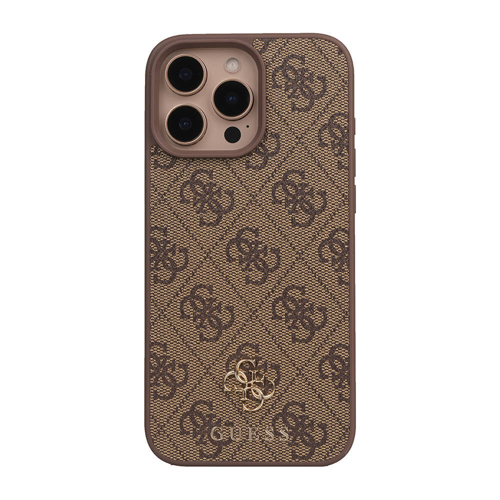 iPhone 16 Pro Max Kılıf Guess Orijinal Lisanslı M-safe Şarj Özellikli Small 4G Classic Kılıf