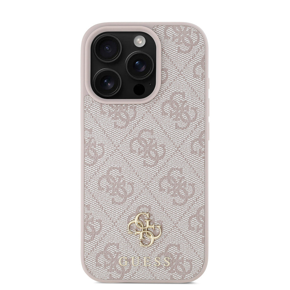 iPhone 16 Pro Max Kılıf Guess Orijinal Lisanslı M-safe Şarj Özellikli Small 4G Classic Kılıf
