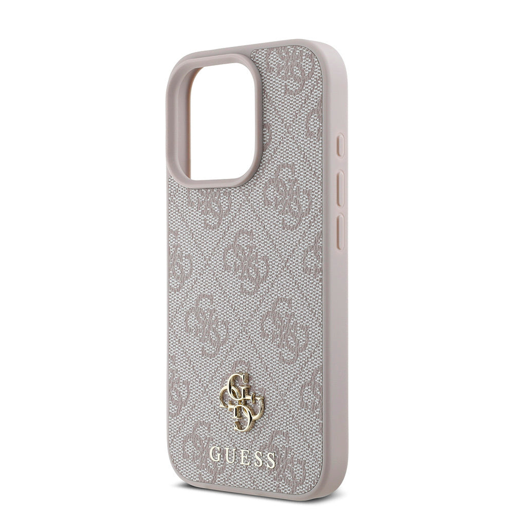 iPhone 16 Pro Max Kılıf Guess Orijinal Lisanslı M-safe Şarj Özellikli Small 4G Classic Kılıf
