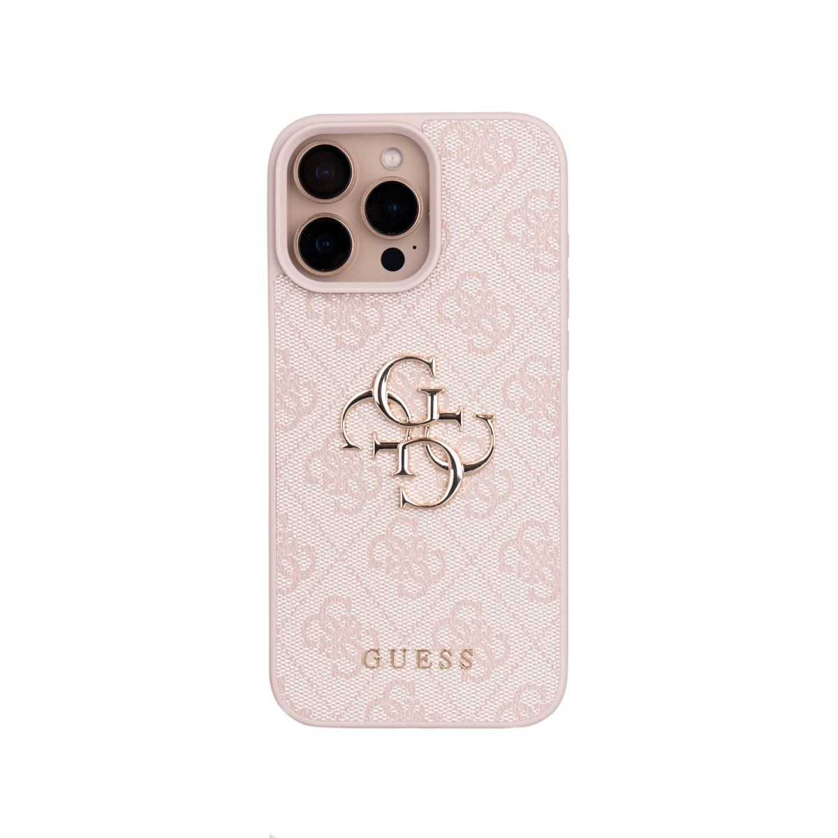 iPhone 16 Pro Max Kılıf Guess Orijinal Lisanslı PU Deri 4G Büyük Metal Logolu Çapraz Vücut Askılı Kılıf