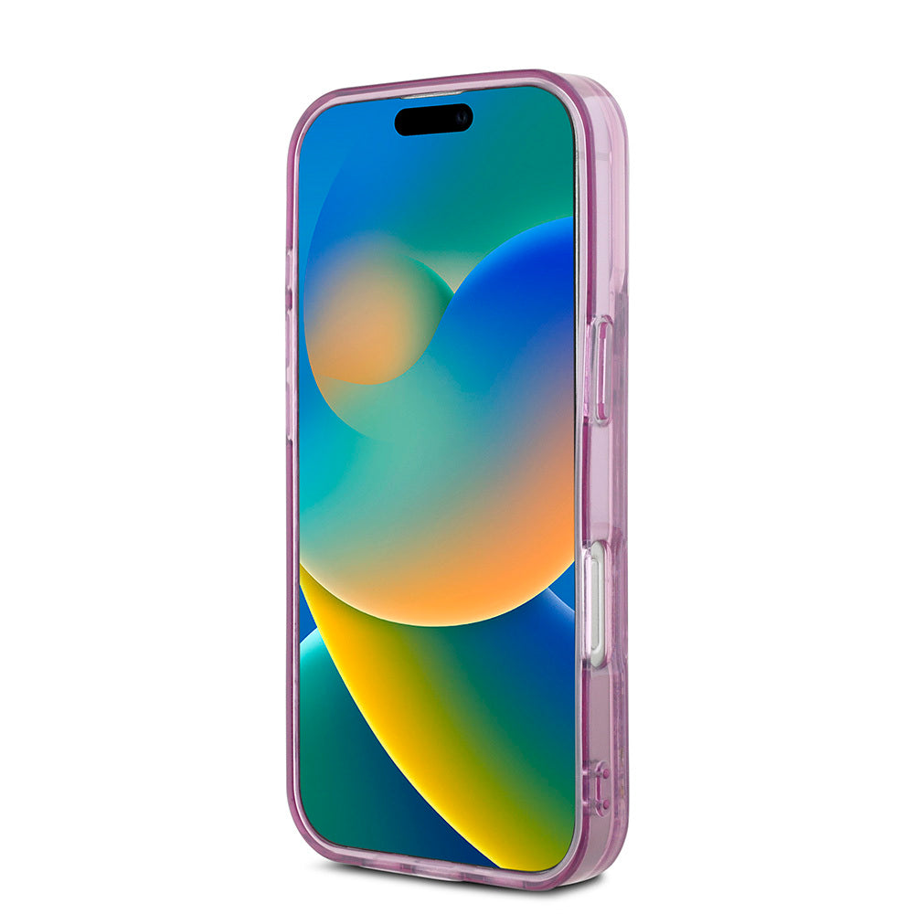 iPhone 16 Pro Max Kılıf Hello Kitty Orijinal Lisanslı Sıvılı Simli 50. Yıldönümü Partisi Kılıf