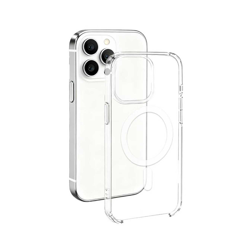 iPhone 16 Pro Max Kılıf IC Çipli Zore Wireless Şarj Özellikli Şeffaf Orjin Kılıf