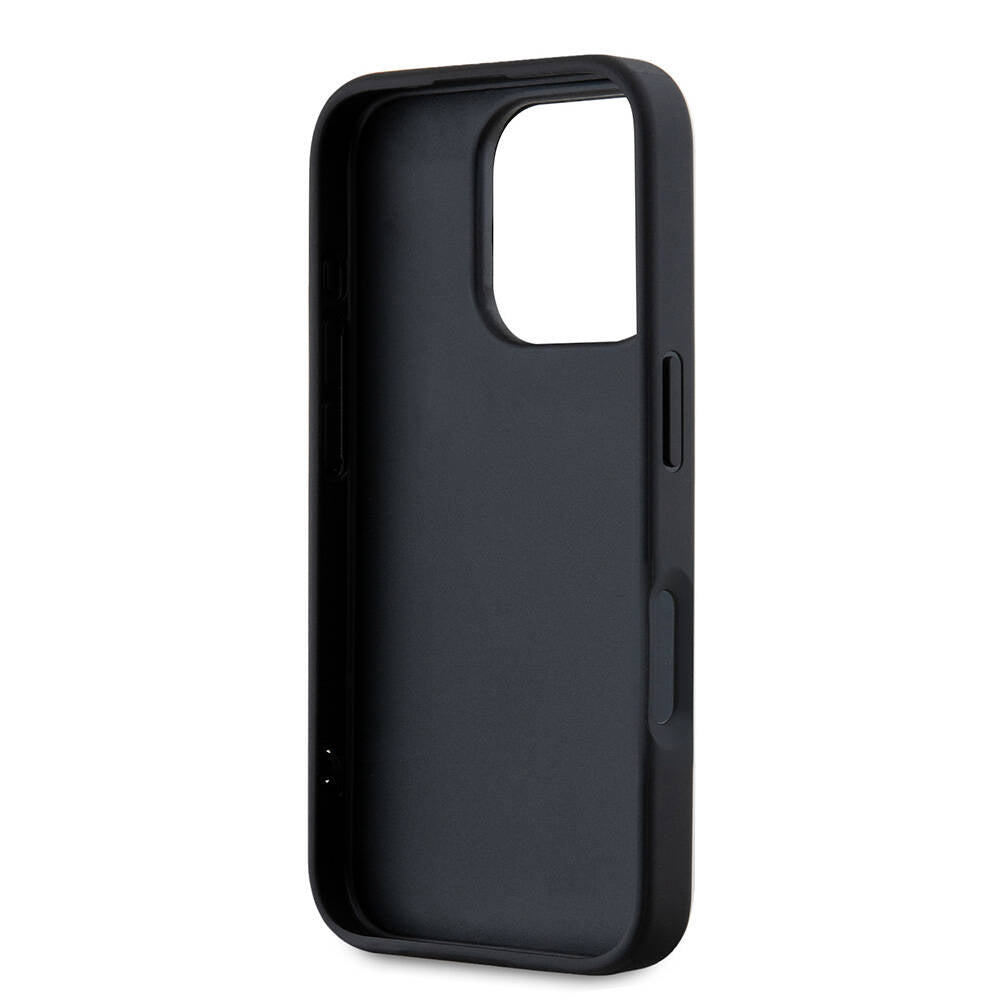iPhone 16 Pro Max Kılıf Karl Lagerfeld orijinal Lisanslı Askılı Saffiano Athleisure Şerit Çizgili Kılıf