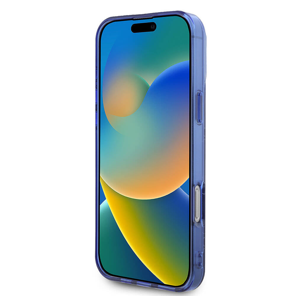 iPhone 16 Pro Max Kılıf Lacoste Orijinal Lisanslı M-safe Şarj Özellikli IML Baskılı Gümüş Timsah Logolu Monogram Kılıf