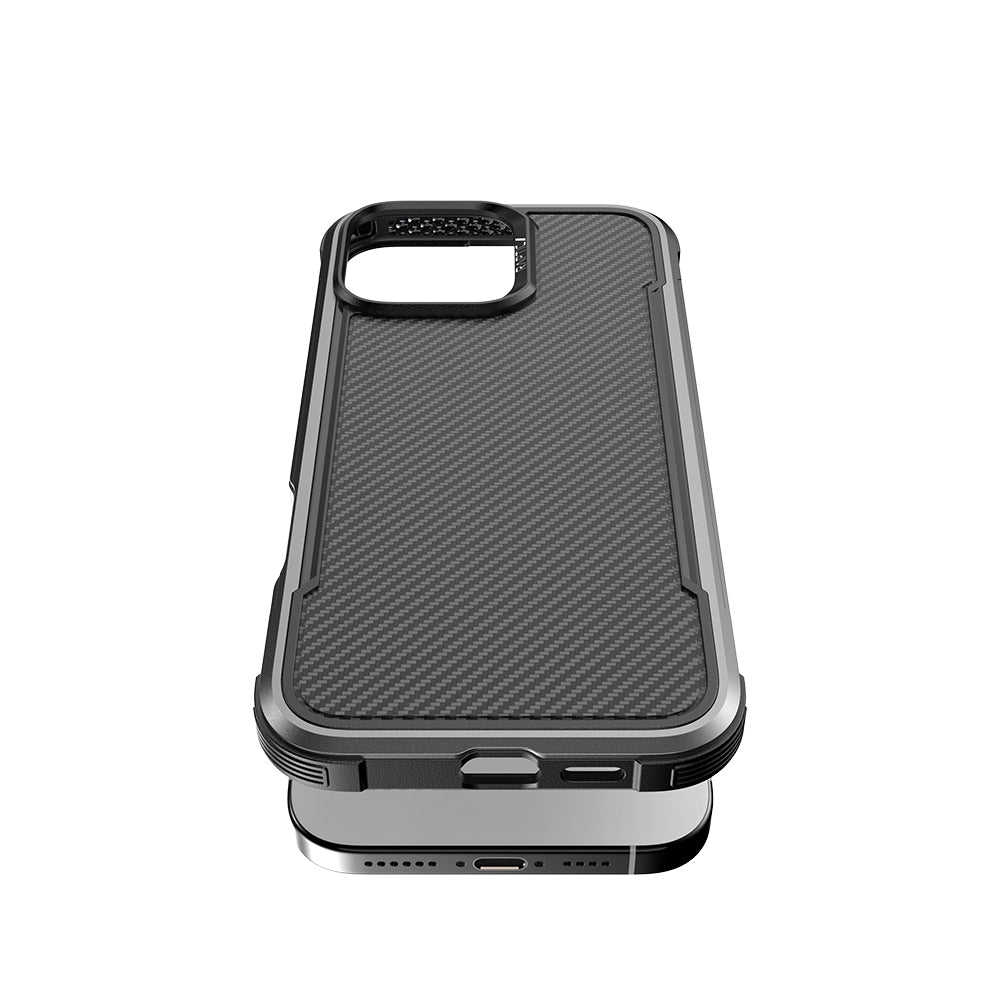 iPhone 16 Pro Max Kılıf M-safe Şarj Özellikli Airbagli Raptic Apex Serisi Karbon Fiber Tasarımlı Kılıf