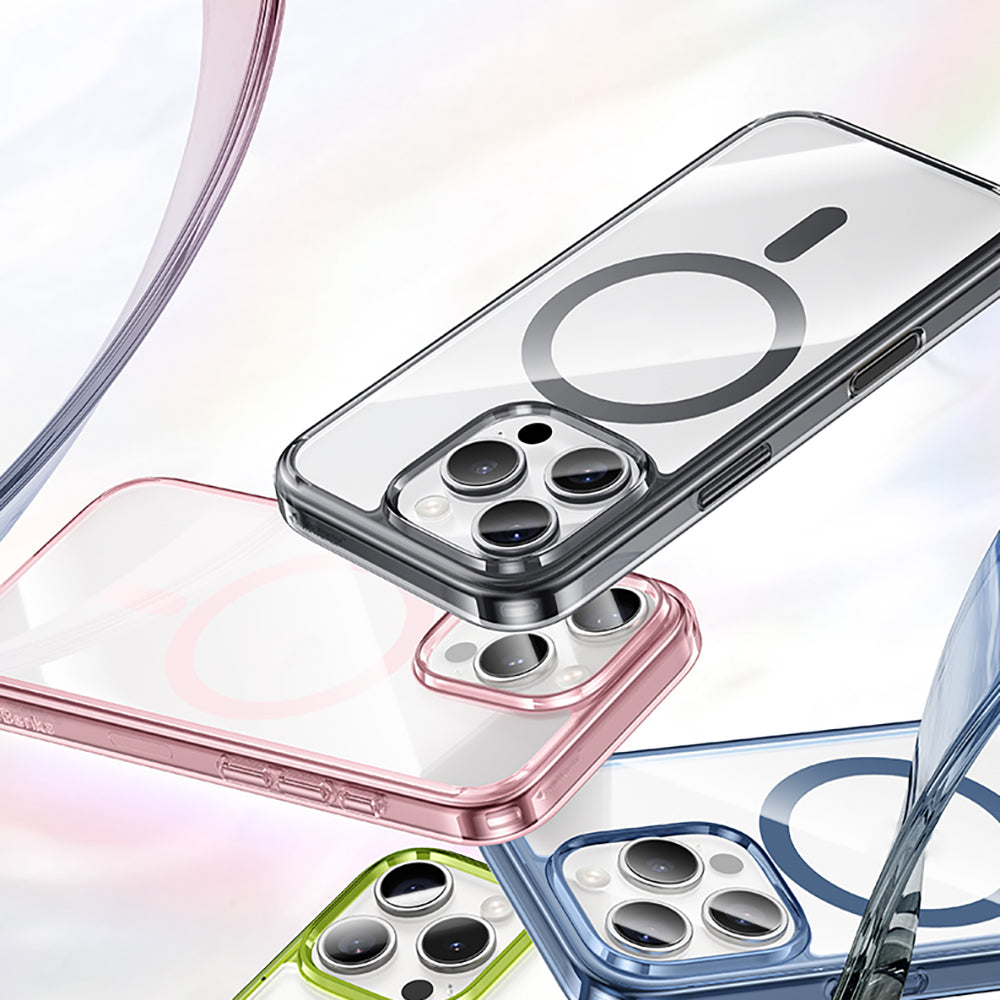 iPhone 16 Pro Max Kılıf M-safe Şarj Özellikli Airbagli Şeffaf Benks LucentPro Serisi Kılıf