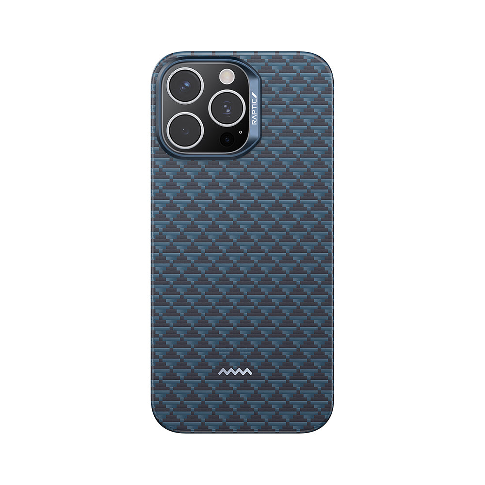 iPhone 16 Pro Max Kılıf M-safe Şarj Özellikli Raptic Aramid Skin Origin Serisi Karbon Kılıf