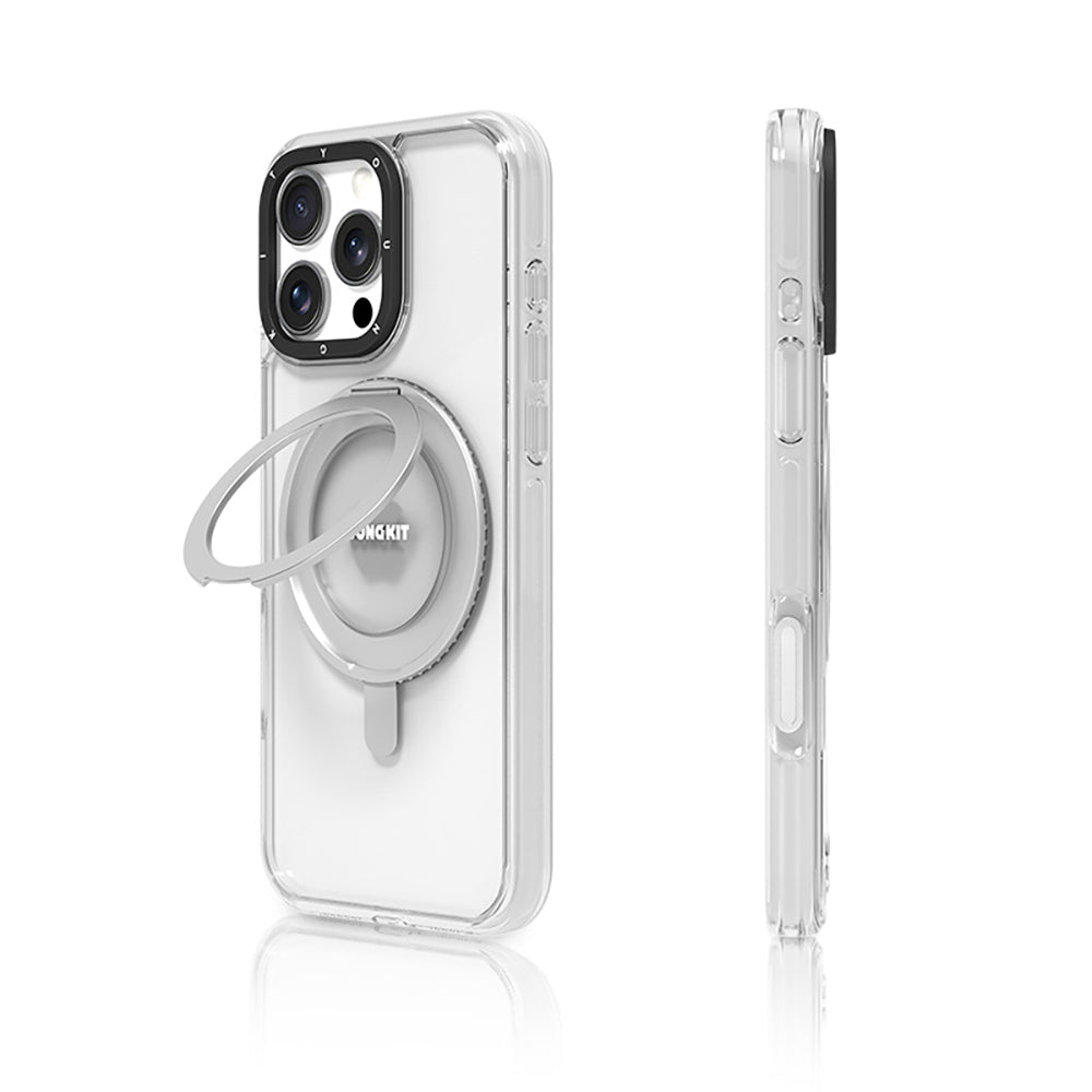 iPhone 16 Pro Max Kılıf M-safe Şarj Özellikli Standlı Aksiyon Butonlu Youngkit Pivot Serisi Kılıf