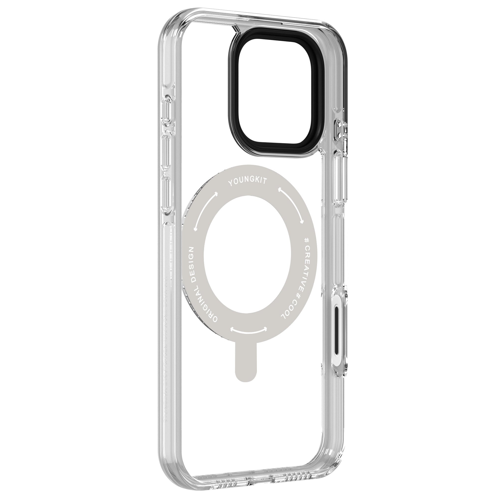 iPhone 16 Pro Max Kılıf M-safe Şarj Özellikli Standlı Aksiyon Butonlu Youngkit Pivot Serisi Kılıf