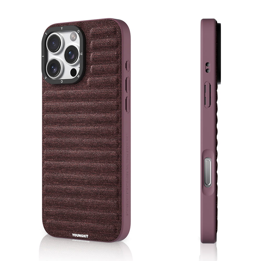 iPhone 16 Pro Max Kılıf M-safe Şarj Özellikli Youngkit Canvas Serisi Kılıf