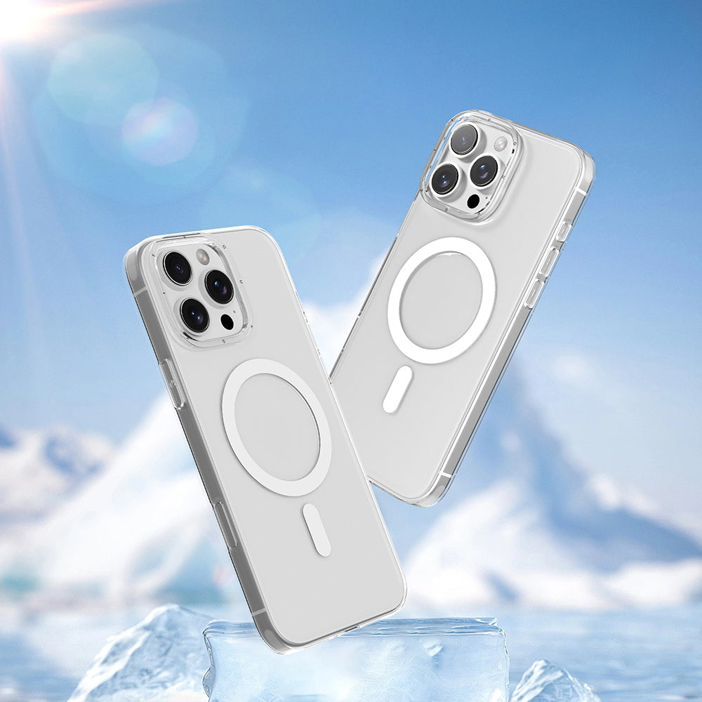 iPhone 16 Pro Max Kılıf M-safe Şarj Özellikli Youngkit Ice Serisi Kılıf