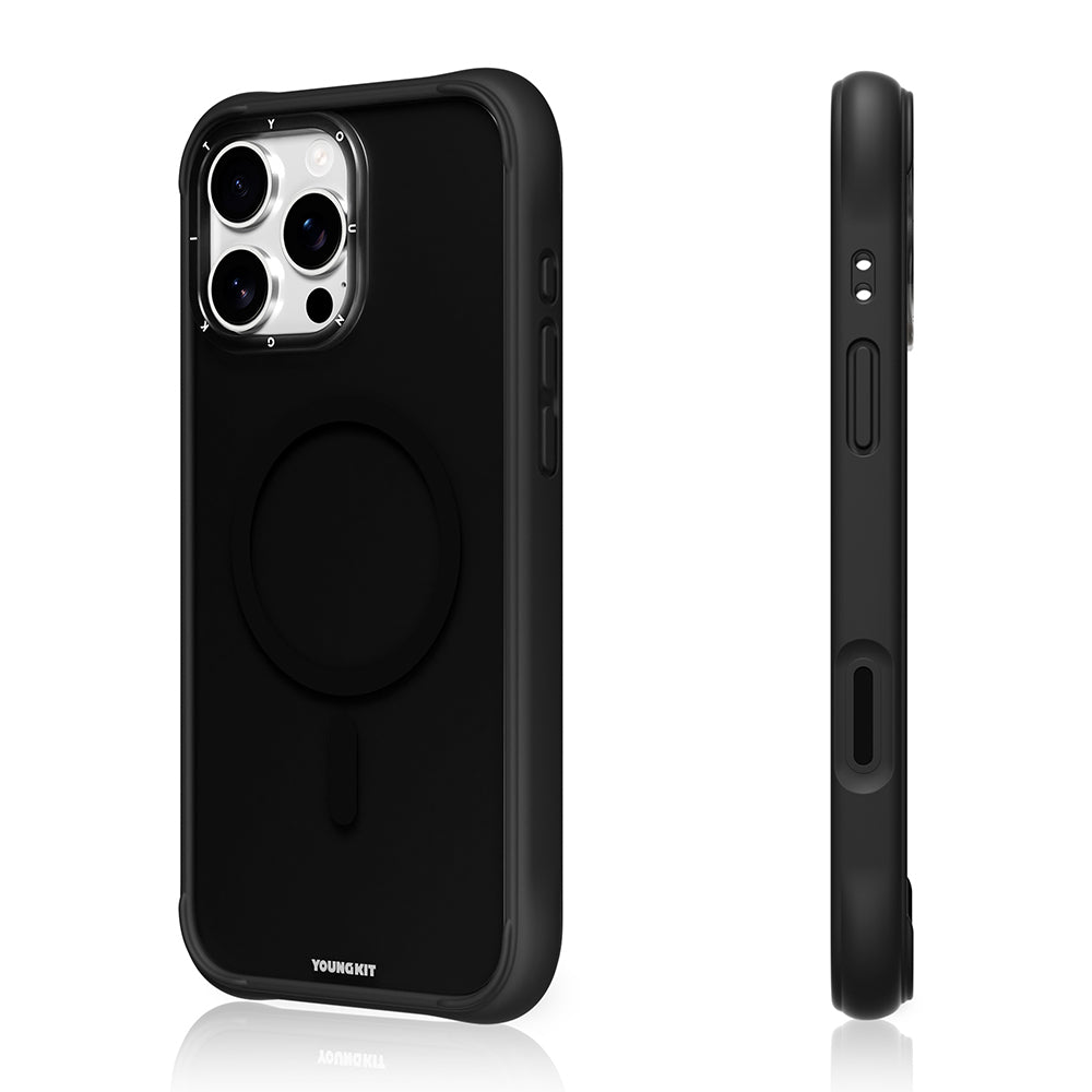 iPhone 16 Pro Max Kılıf M-safe Şarj Özellikli Youngkit Macaroon Serisi Kılıf