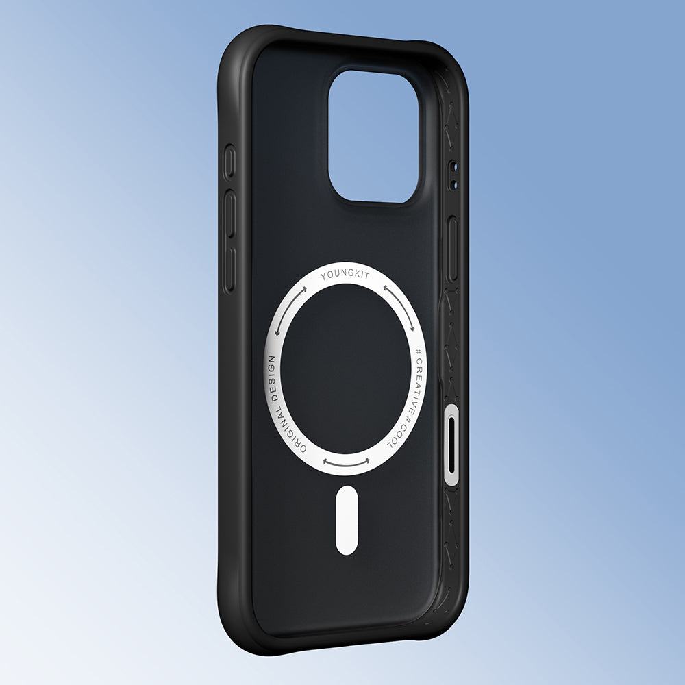 iPhone 16 Pro Max Kılıf M-safe Şarj Özellikli Youngkit Macaroon Serisi Kılıf