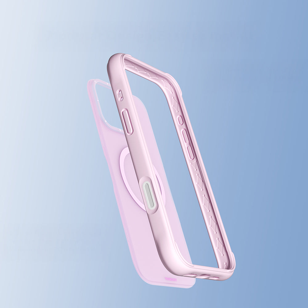 iPhone 16 Pro Max Kılıf M-safe Şarj Özellikli Youngkit Macaroon Serisi Kılıf
