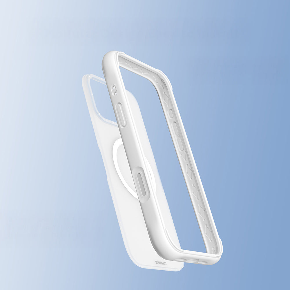 iPhone 16 Pro Max Kılıf M-safe Şarj Özellikli Youngkit Macaroon Serisi Kılıf