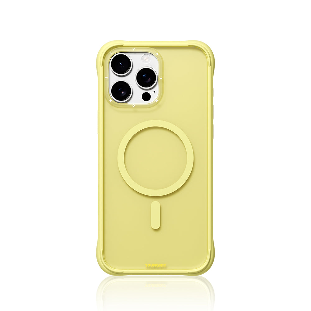 iPhone 16 Pro Max Kılıf M-safe Şarj Özellikli Youngkit Macaroon Serisi Kılıf