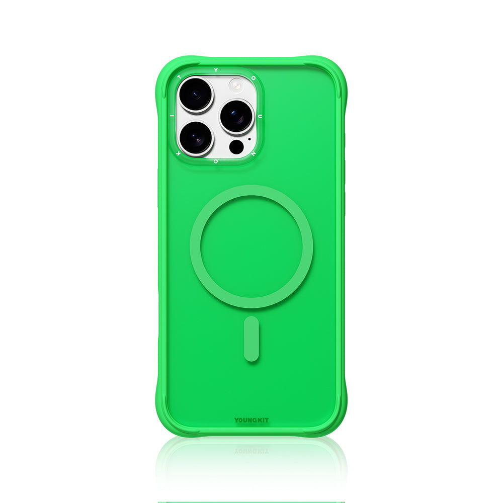 iPhone 16 Pro Max Kılıf M-safe Şarj Özellikli Youngkit Macaroon Serisi Kılıf