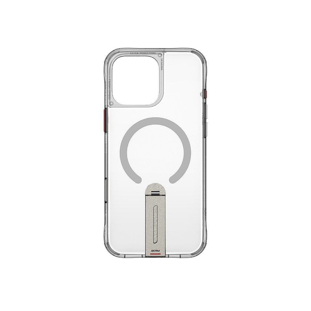 iPhone 16 Pro Max Kılıf M-safe Şarj Özellikli 360 Derece Dönebilen Standlı Skinarma Helix Kılıf