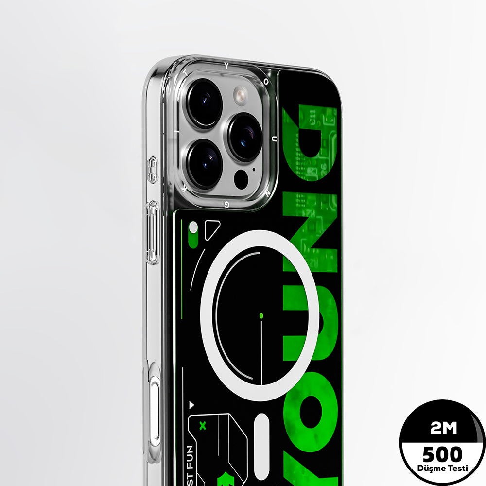 iPhone 16 Pro Max Kılıf M-safe Şarj Özellikli Airbagli Çift Katmanlı Youngkit Future Streamer Serisi Kılıf