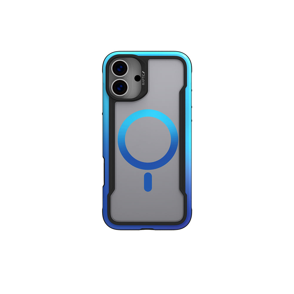 iPhone 16 Pro Max Kılıf M-safe Şarj Özellikli Airbagli Raptic Shield 2.0 Serisi Şeffaf Arka Yüzey Kılıf