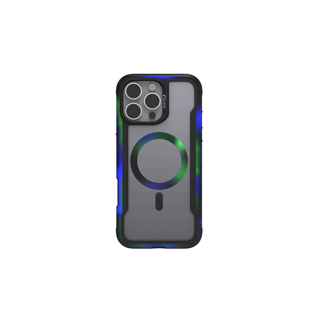 iPhone 16 Pro Max Kılıf M-safe Şarj Özellikli Airbagli Raptic Shield 2.0 Serisi Şeffaf Arka Yüzey Kılıf