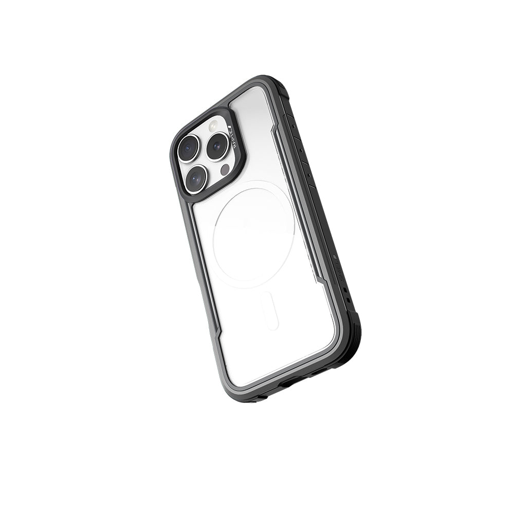 iPhone 16 Pro Max Kılıf M-safe Şarj Özellikli Airbagli Raptic Shield Serisi Şeffaf Arka Yüzey Kılıf