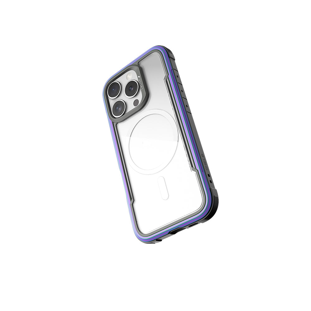 iPhone 16 Pro Max Kılıf M-safe Şarj Özellikli Airbagli Raptic Shield Serisi Şeffaf Arka Yüzey Kılıf