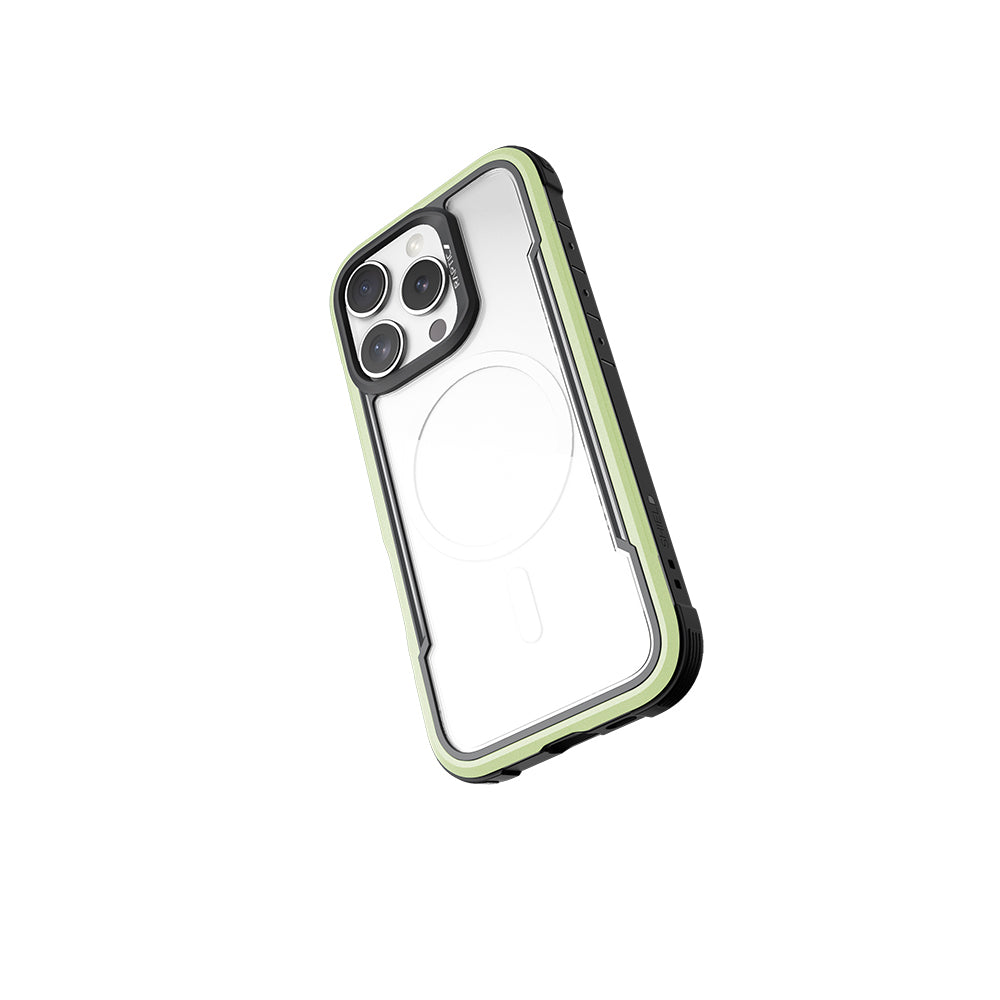 iPhone 16 Pro Max Kılıf M-safe Şarj Özellikli Airbagli Raptic Shield Serisi Şeffaf Arka Yüzey Kılıf