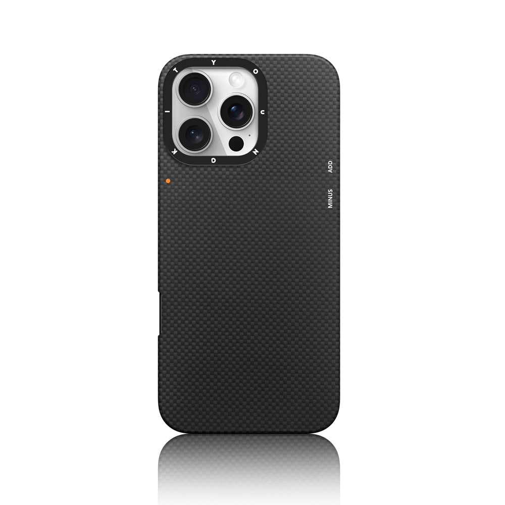 iPhone 16 Pro Max Kılıf M-safe Şarj Özellikli Aramid Fiber Youngkit 1500D Kevlar Extreme Wing Serisi Kılıf