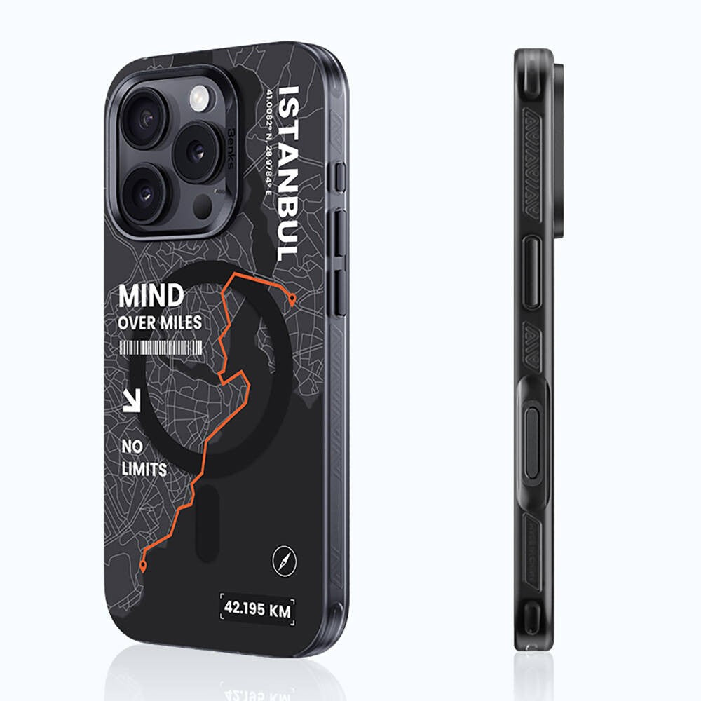 iPhone 16 Pro Max Kılıf M-safe Şarj Özellikli Benks City Serisi Kılıf