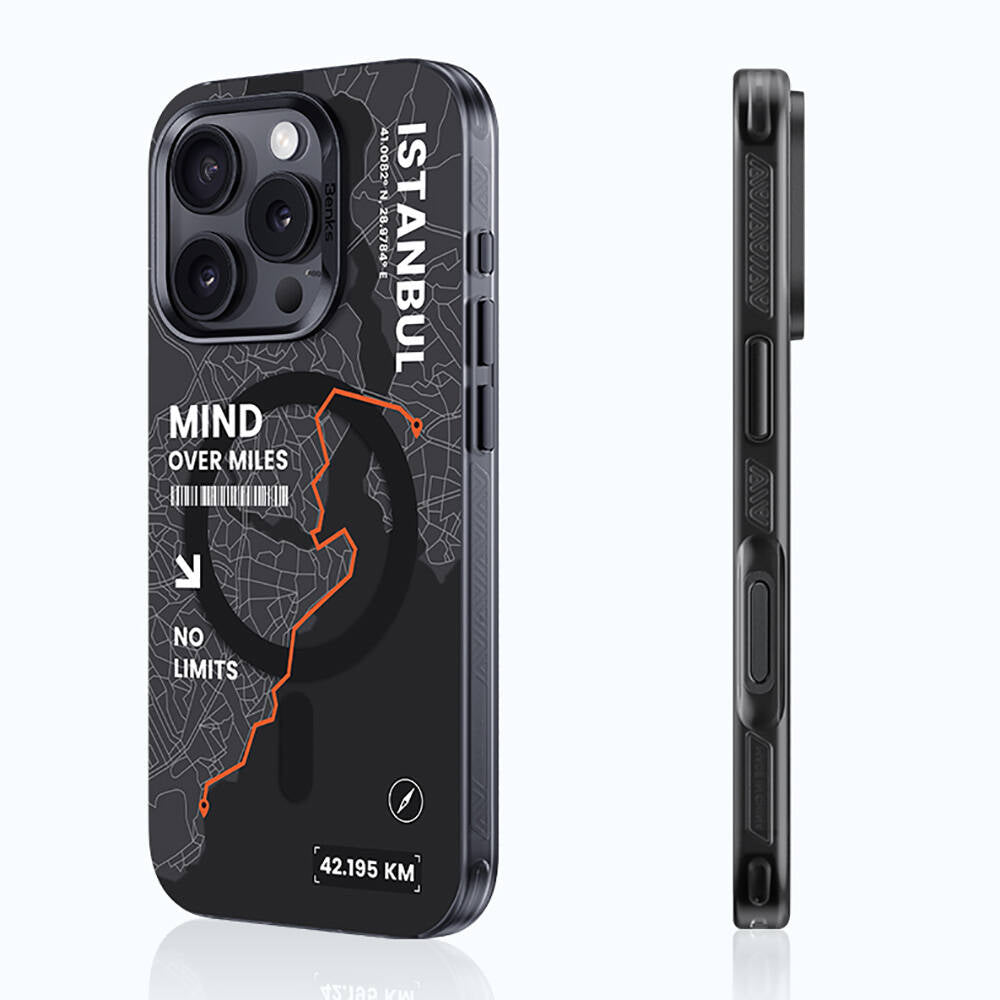 iPhone 16 Pro Max Kılıf M-safe Şarj Özellikli Benks City Serisi Kılıf