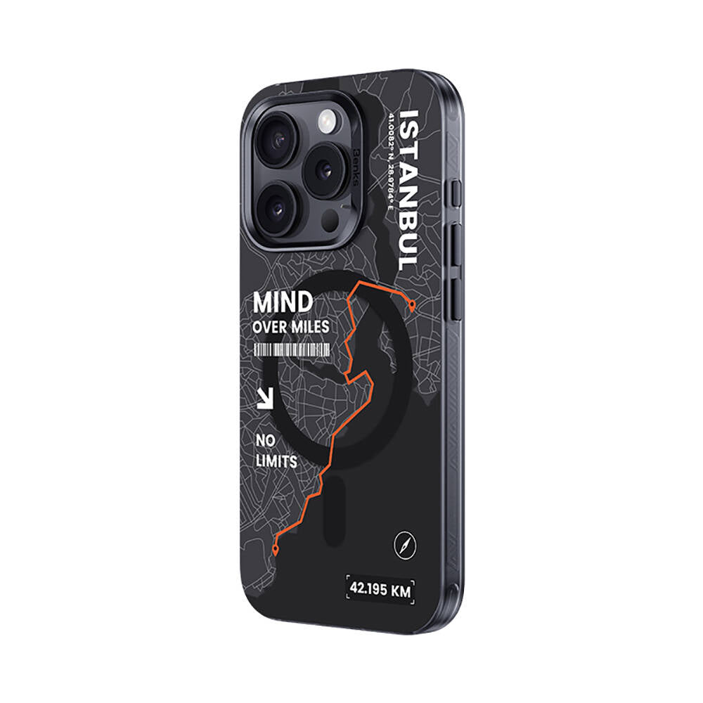 iPhone 16 Pro Max Kılıf M-safe Şarj Özellikli Benks City Serisi Kılıf
