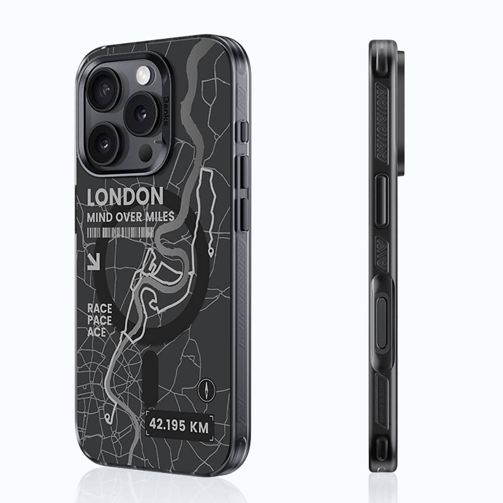 iPhone 16 Pro Max Kılıf M-safe Şarj Özellikli Benks City Serisi Kılıf