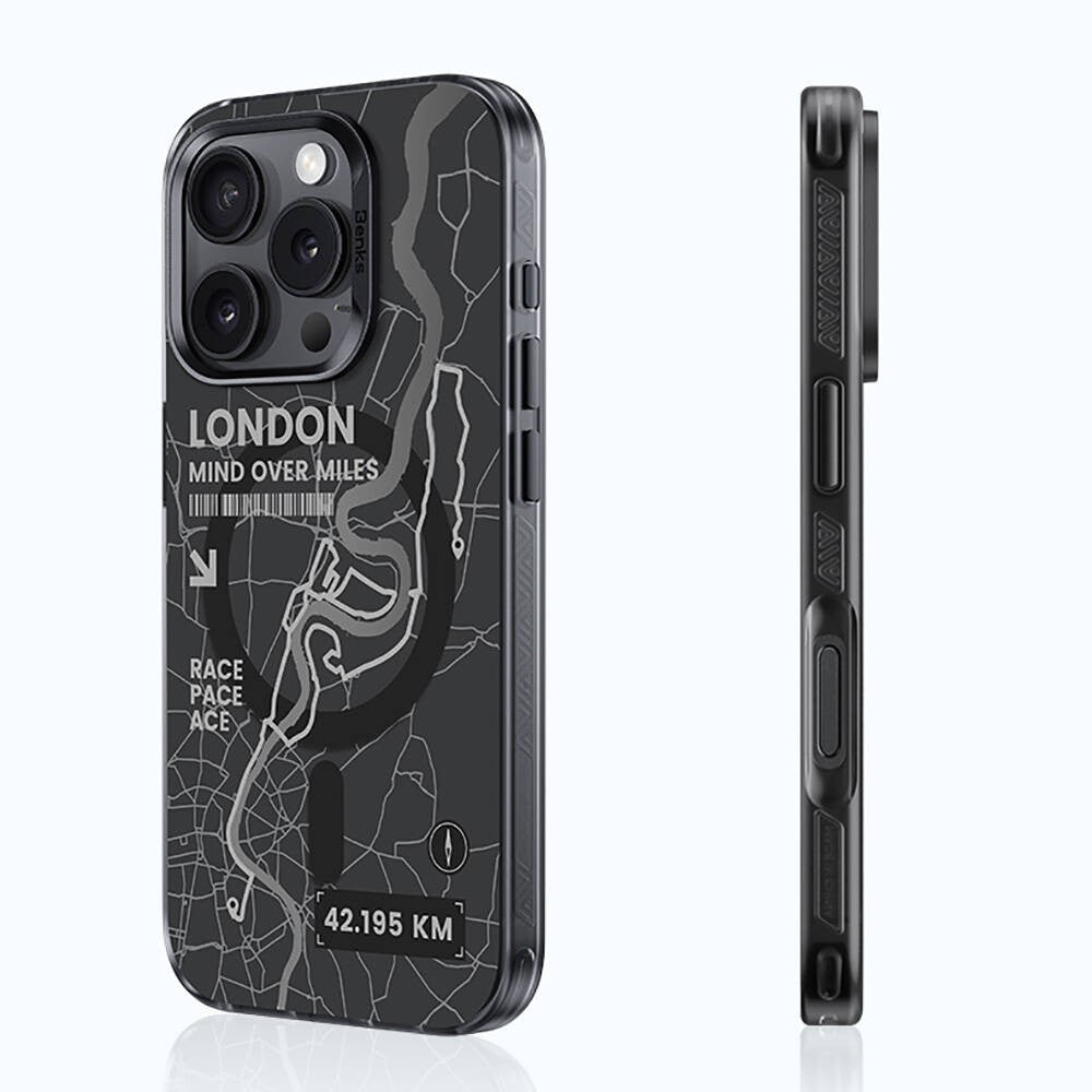 iPhone 16 Pro Max Kılıf M-safe Şarj Özellikli Benks City Serisi Kılıf