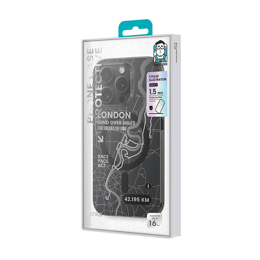 iPhone 16 Pro Max Kılıf M-safe Şarj Özellikli Benks City Serisi Kılıf