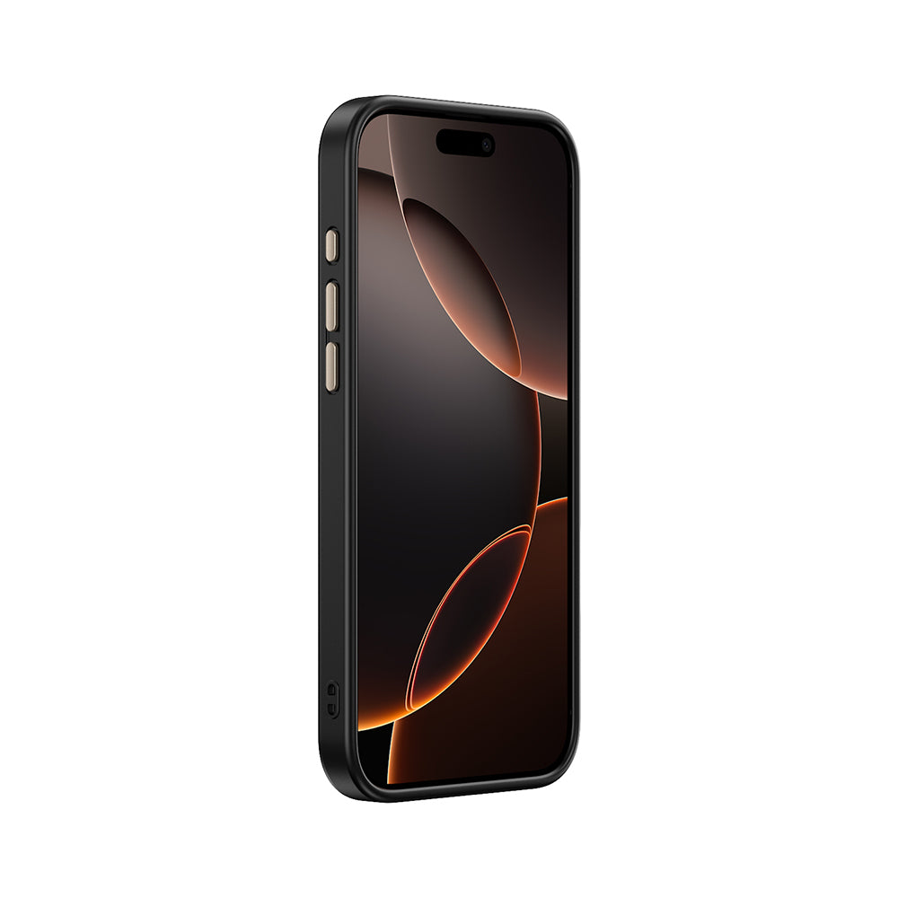 iPhone 16 Pro Max Kılıf M-safe Şarj Özellikli Karbon Fiber Görünümlü Zore Antina Kılıf