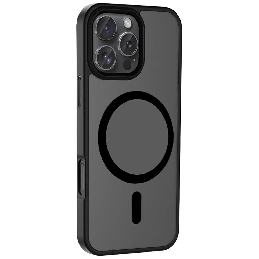 iPhone 16 Pro Max Kılıf M-safe Şarj Özellikli Mat Arka Yüzey Zore Sio Kılıf