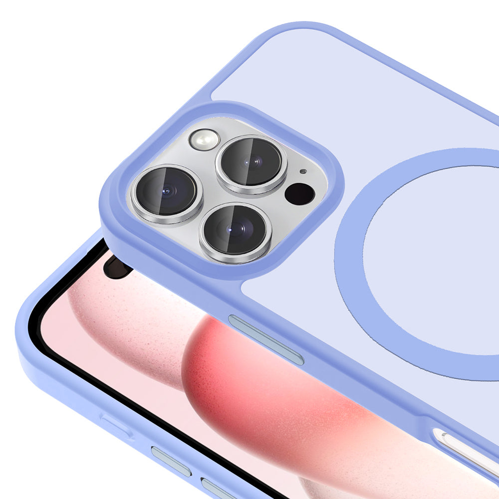 iPhone 16 Pro Max Kılıf M-safe Şarj Özellikli Mat Arka Yüzey Zore Sio Kılıf