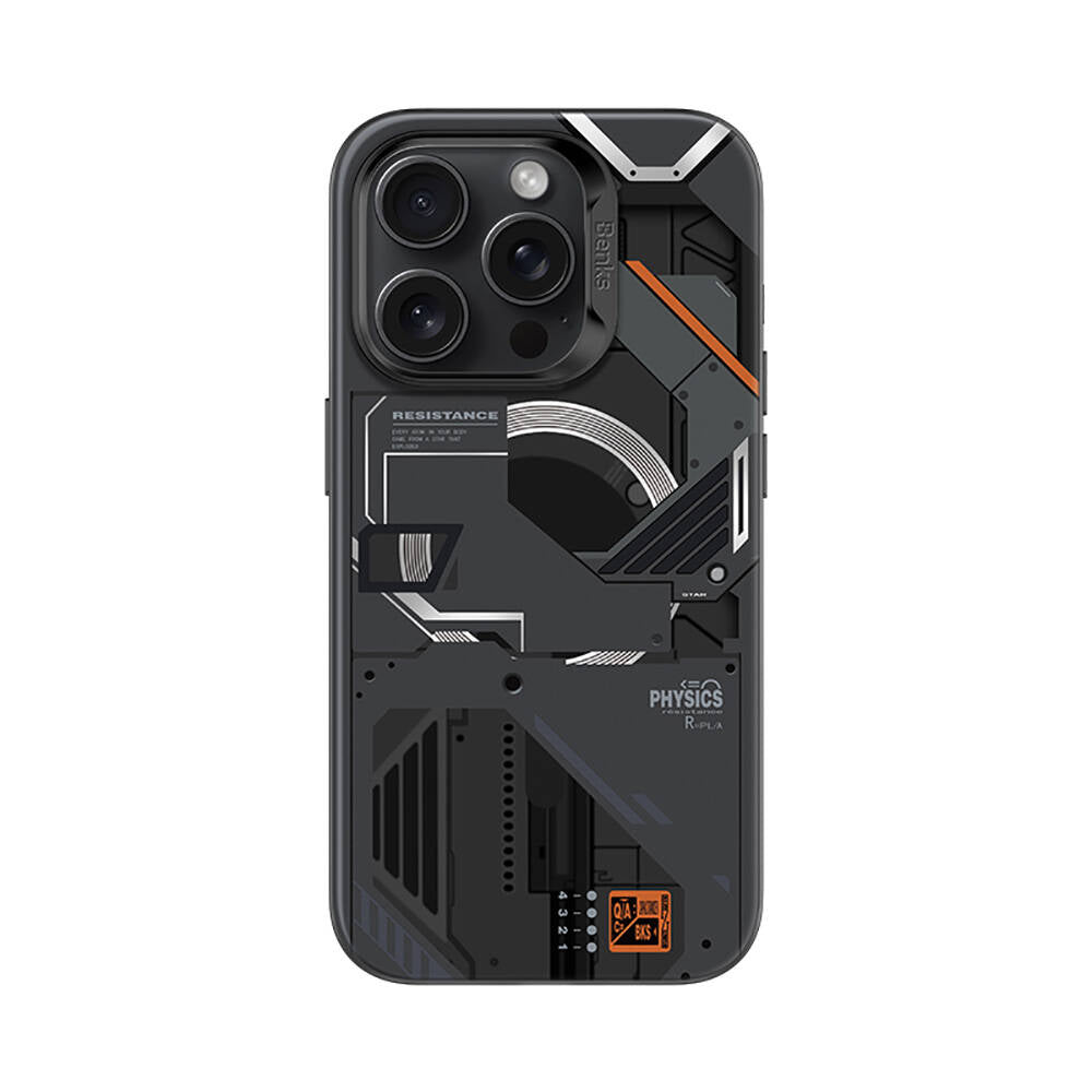 iPhone 16 Pro Max Kılıf M-safe Şarj Özellikli Mekanik Tasarımlı Benks Perspective Serisi Kılıf
