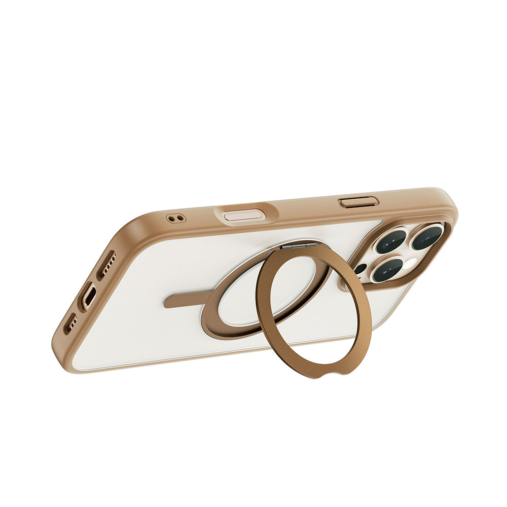 iPhone 16 Pro Max Kılıf M-safe Şarj Özellikli Parmak İzi Bırakmayan Wiwu FGG-202 Armor Ultra Serisi Kılıf