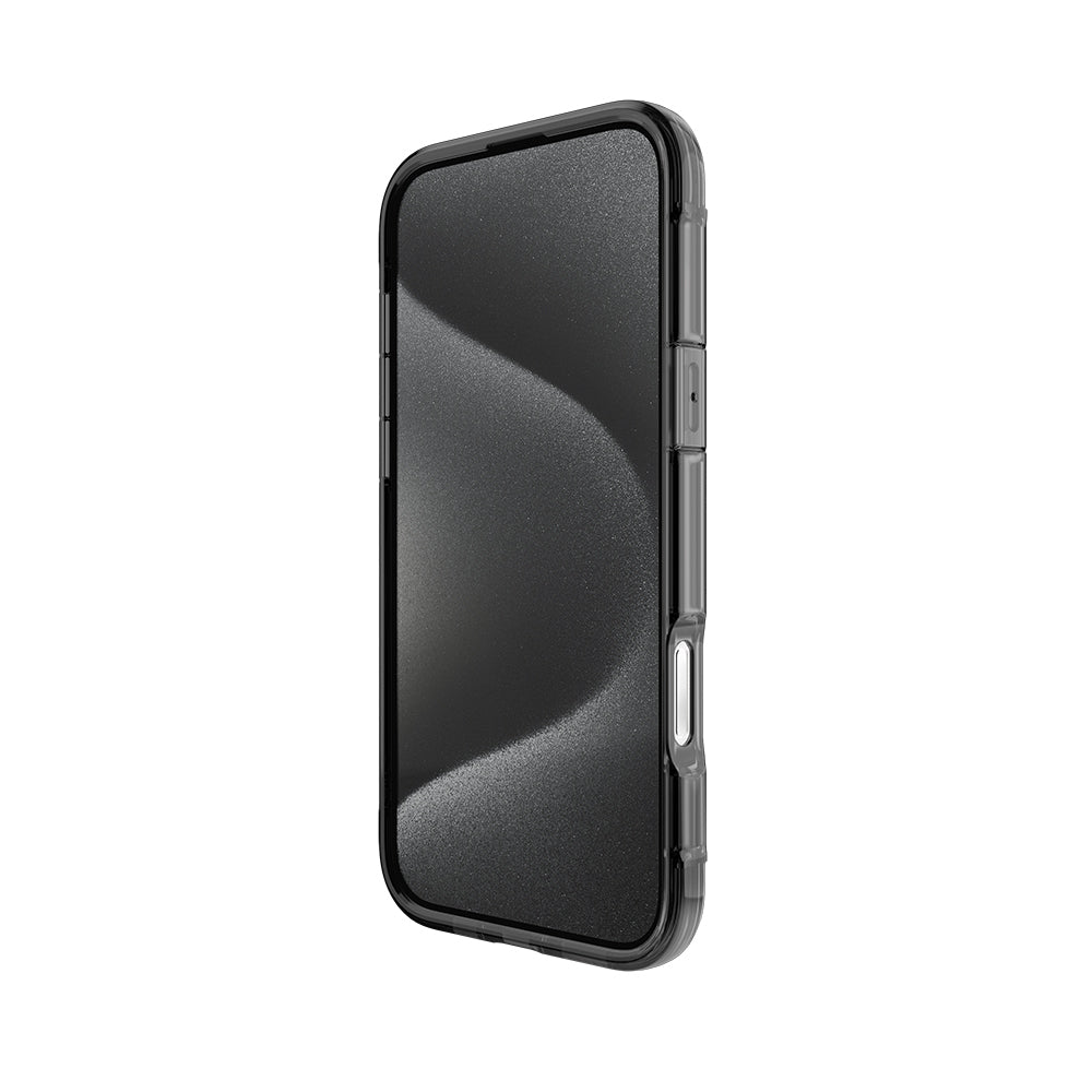 iPhone 16 Pro Max Kılıf M-safe Şarj Özellikli Raptic Air Serisi Airbag Tasarımlı Metal Köşelikli Şeffaf Kılıf