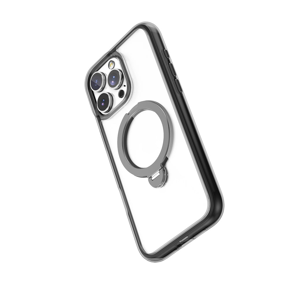 iPhone 16 Pro Max Kılıf M-safe Şarj Özellikli Raptic AirJoy Serisi 360 Derece Dönebilen Standlı Kılıf