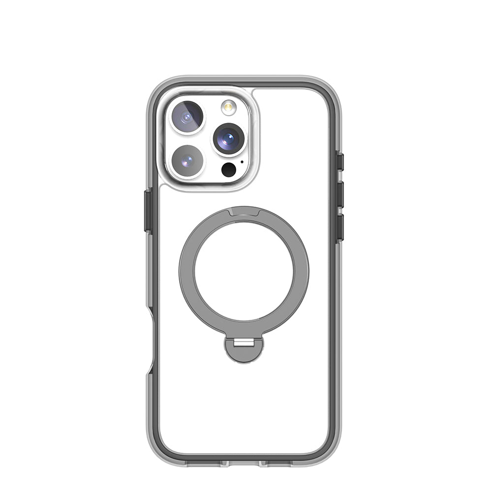 iPhone 16 Pro Max Kılıf M-safe Şarj Özellikli Raptic AirJoy Serisi 360 Derece Dönebilen Standlı Kılıf
