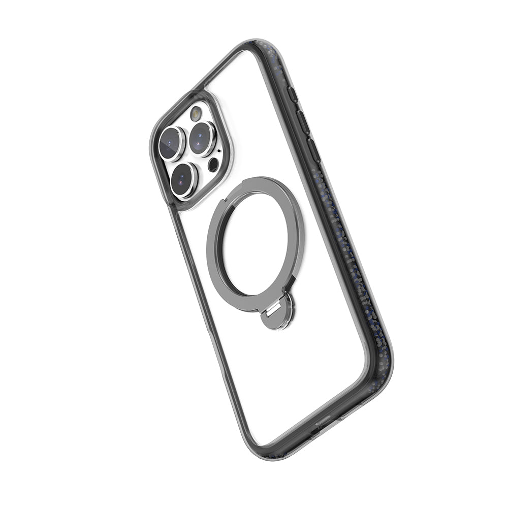 iPhone 16 Pro Max Kılıf M-safe Şarj Özellikli Raptic AirJoy Serisi Boncuk Tasarımlı 360 Derece Dönebilen Standlı Kılıf