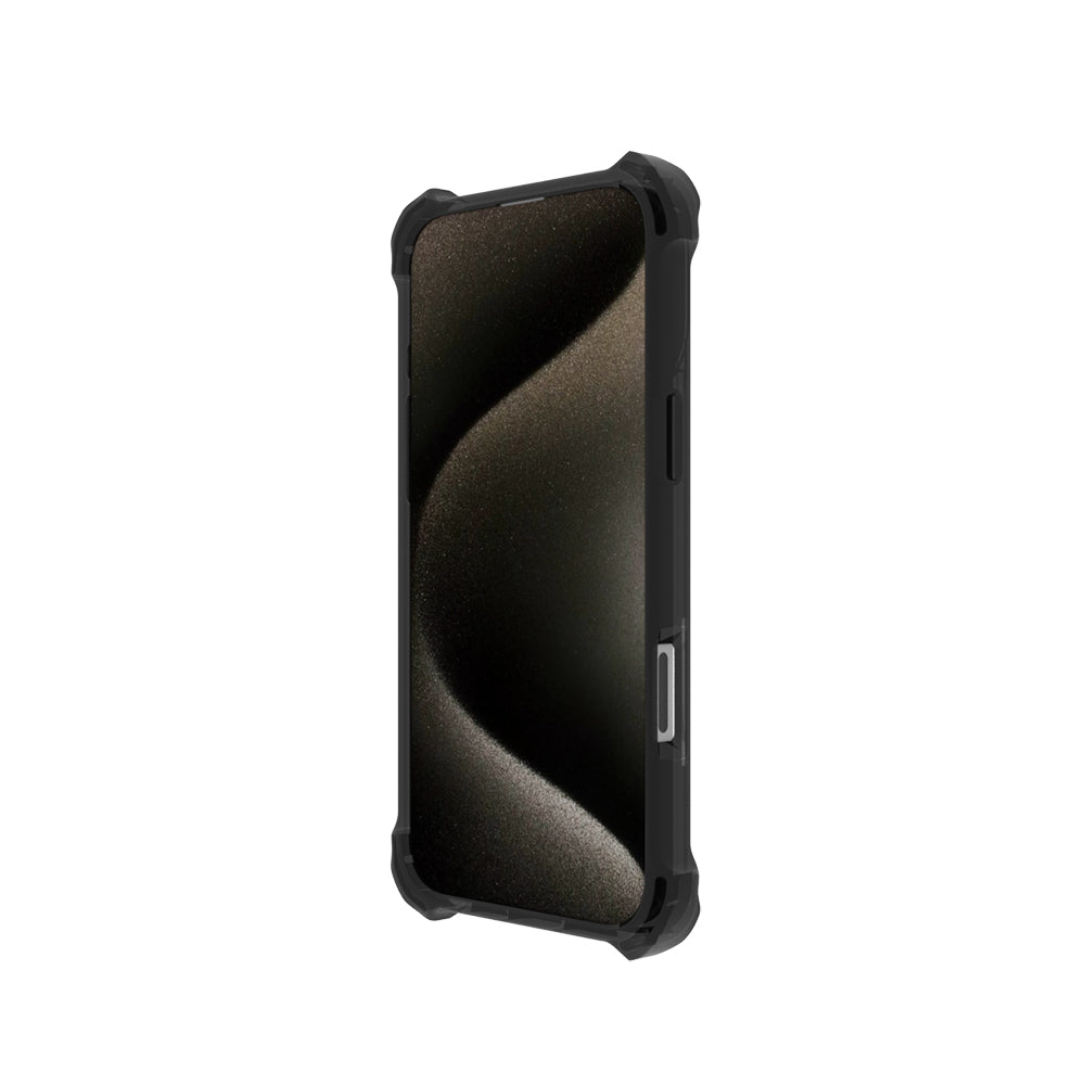 iPhone 16 Pro Max Kılıf M-safe Şarj Özellikli Raptic Dual Serisi Şeffaf Standlı Kılıf