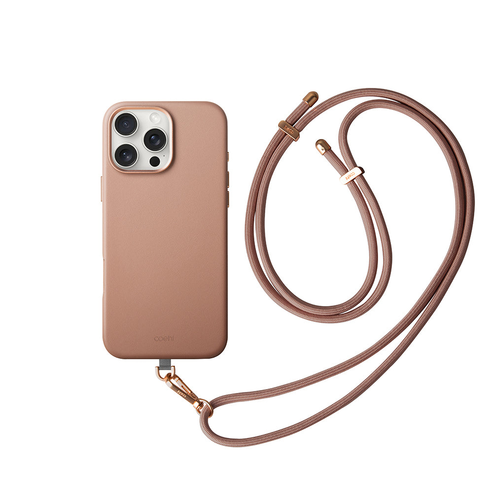 iPhone 16 Pro Max Kılıf M-safe Şarj Özellikli Soft Arka Yüzey Askı İpli Coehl Muse Kılıf