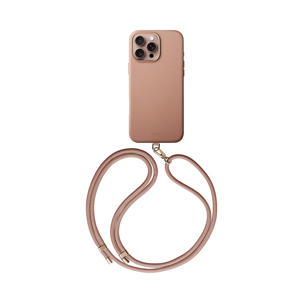 iPhone 16 Pro Max Kılıf M-safe Şarj Özellikli Soft Arka Yüzey Askı İpli Coehl Muse Kılıf